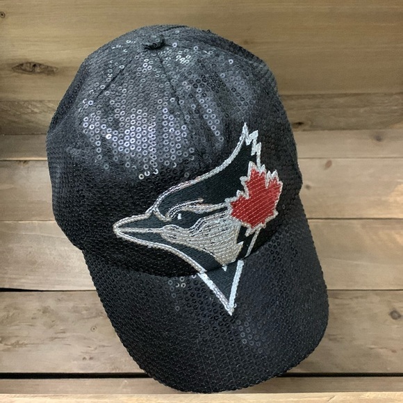 Accessories - Blue Jays Toronto Dazzle Sequin Bling Slouch Cap